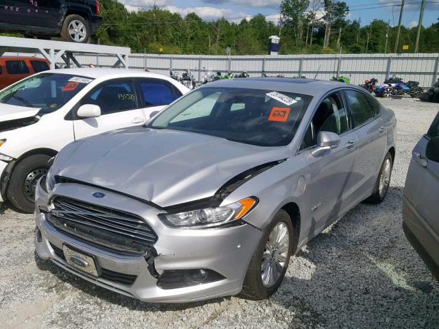 3FA6P0SU7DR331997 - 2013 FORD FUSION TIT SILVER photo 2