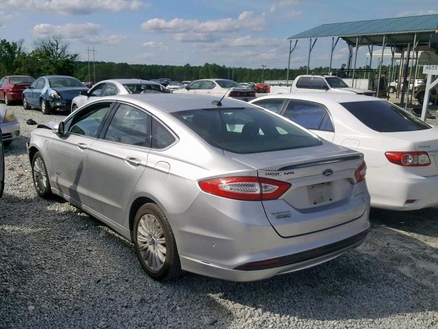 3FA6P0SU7DR331997 - 2013 FORD FUSION TIT SILVER photo 3