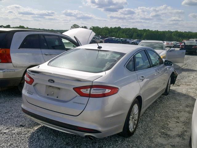 3FA6P0SU7DR331997 - 2013 FORD FUSION TIT SILVER photo 4