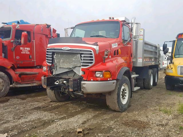 2FZHAZDE27AY25730 - 2007 STERLING TRUCK LT 9500 RED photo 2