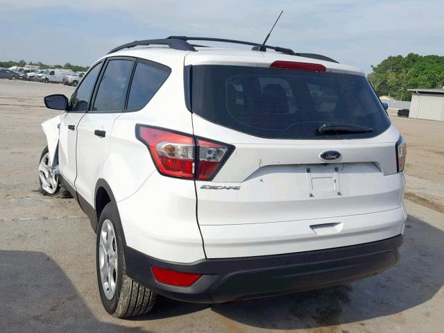 1FMCU0F77JUC41260 - 2018 FORD ESCAPE S WHITE photo 3