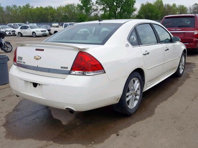 2G1WU57M991316883 - 2009 CHEVROLET IMPALA LTZ WHITE photo 4