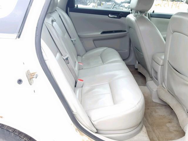 2G1WU57M991316883 - 2009 CHEVROLET IMPALA LTZ WHITE photo 6