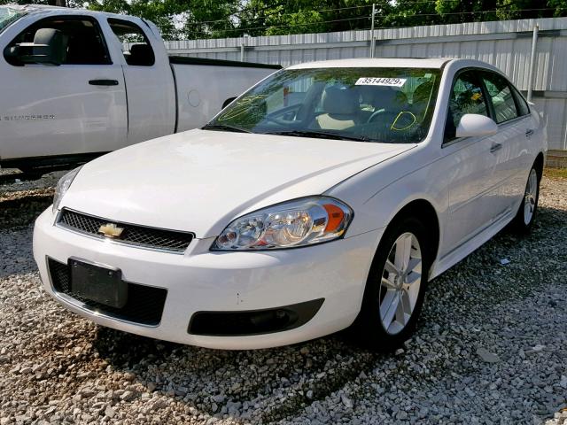 2G1WC5E32F1116601 - 2015 CHEVROLET IMPALA LIM WHITE photo 2