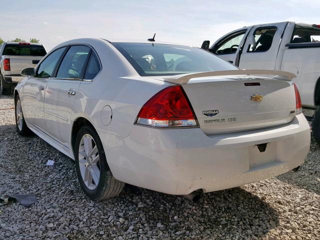 2G1WC5E32F1116601 - 2015 CHEVROLET IMPALA LIM WHITE photo 3