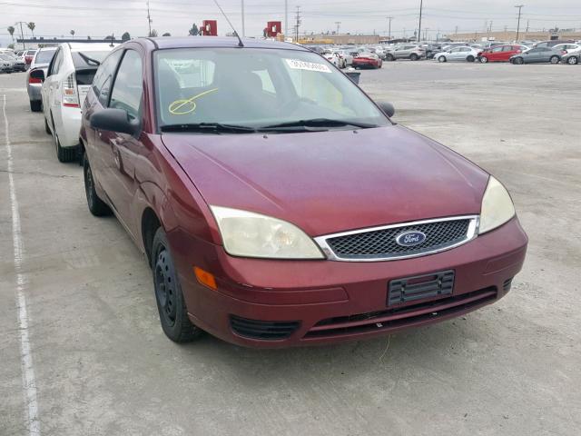 1FAFP31NX7W115378 - 2007 FORD FOCUS ZX3 RED photo 1