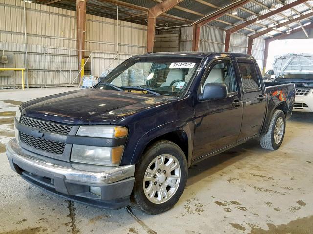 1GTCS13E188131777 - 2008 GMC CANYON BLUE photo 2
