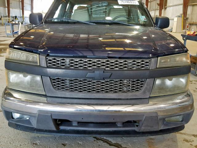 1GTCS13E188131777 - 2008 GMC CANYON BLUE photo 9