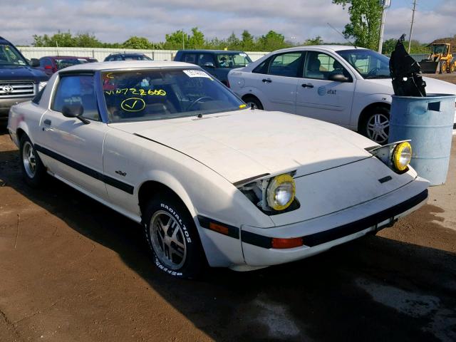 JM1FB3311D0722660 - 1983 MAZDA RX7 WHITE photo 1