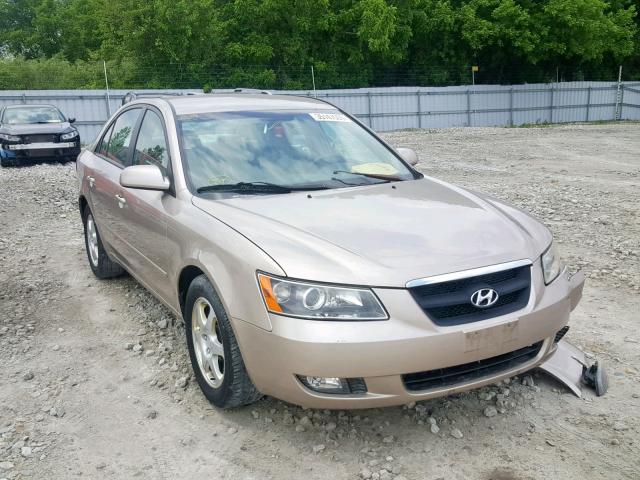 5NPET46F87H175867 - 2007 HYUNDAI SONATA GL BEIGE photo 1