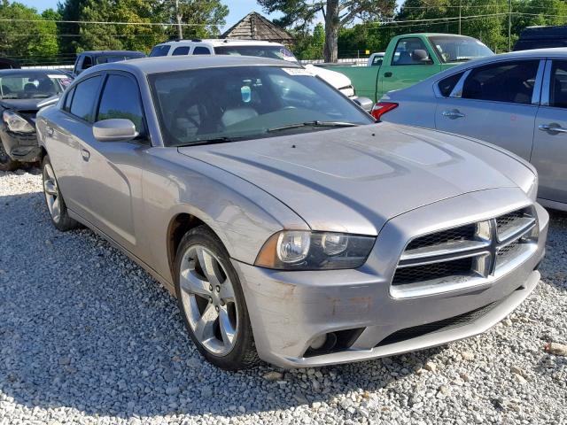 2C3CDXHG3EH323574 - 2014 DODGE CHARGER SX GRAY photo 1