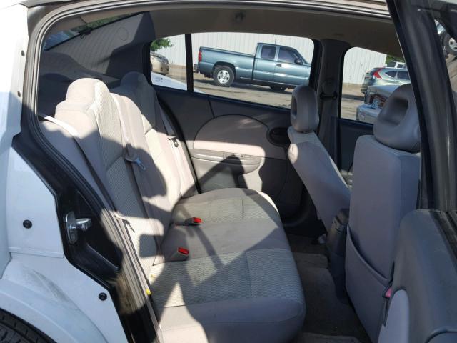 1G8AJ58F66Z196791 - 2006 SATURN ION LEVEL WHITE photo 6