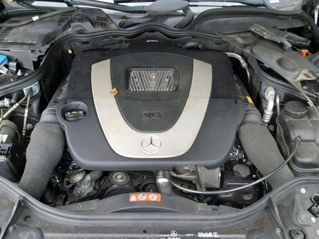 WDBUF56X58B346691 - 2008 MERCEDES-BENZ E 350 BLACK photo 7