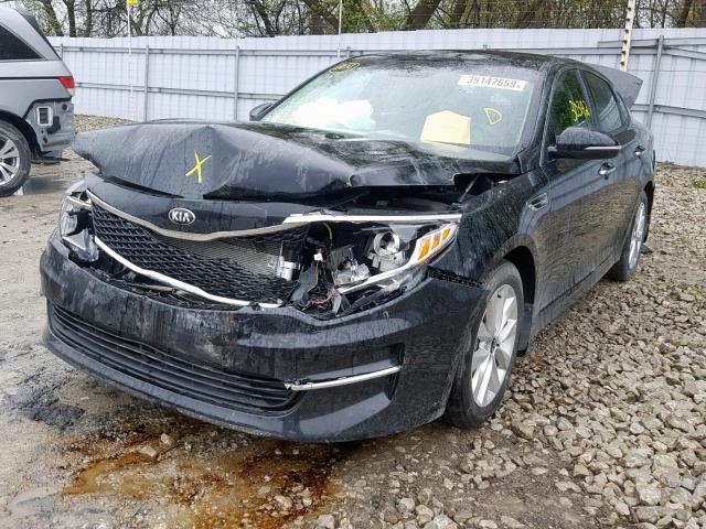 5XXGT4L39JG202807 - 2018 KIA OPTIMA LX BLACK photo 2