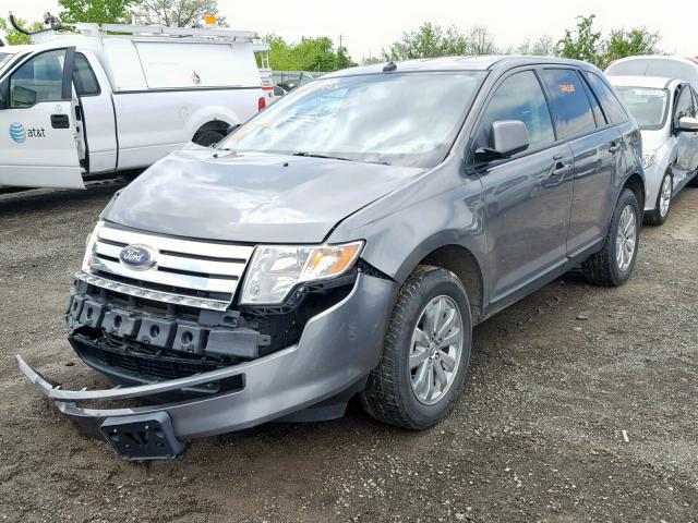 2FMDK3JC8ABB74416 - 2010 FORD EDGE GRAY photo 2