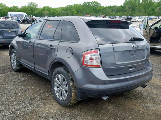 2FMDK3JC8ABB74416 - 2010 FORD EDGE GRAY photo 3