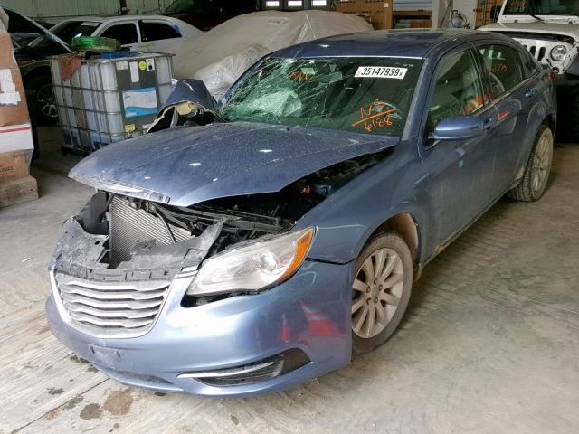 1C3BC1FB3BN536188 - 2011 CHRYSLER 200 TOURIN BLUE photo 2