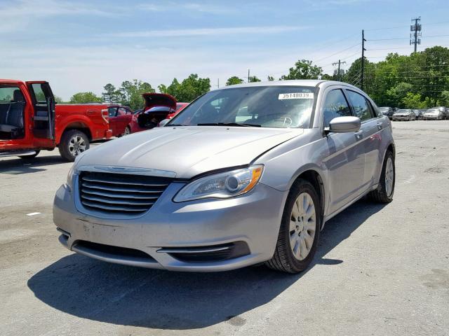 1C3CCBAB9EN208277 - 2014 CHRYSLER 200 LX SILVER photo 2