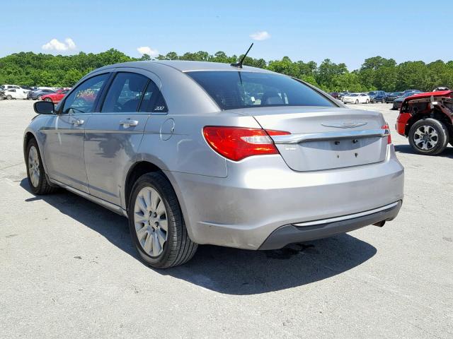 1C3CCBAB9EN208277 - 2014 CHRYSLER 200 LX SILVER photo 3