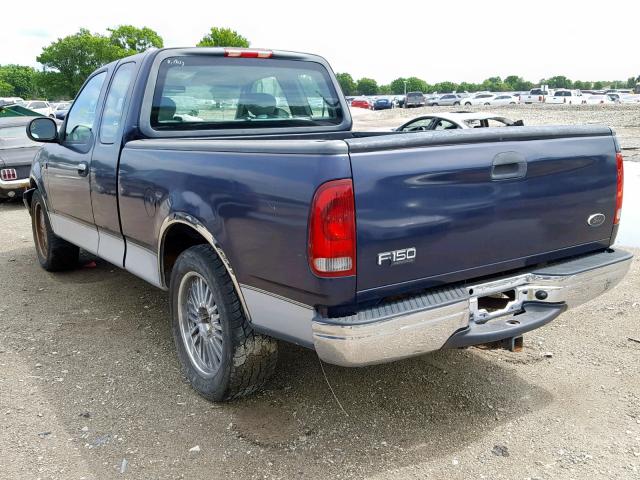 2FTRX17274CA46875 - 2004 FORD F-150 HERI BLUE photo 3