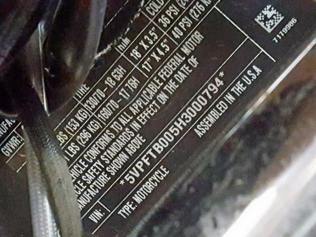 5VPFTB005H3000794 - 2017 VICTORY MOTORCYCLES OCTANE 灰色 照片 10