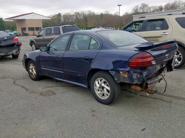 1G2NE52F94C234068 - 2004 PONTIAC GRAND AM S BLUE photo 3