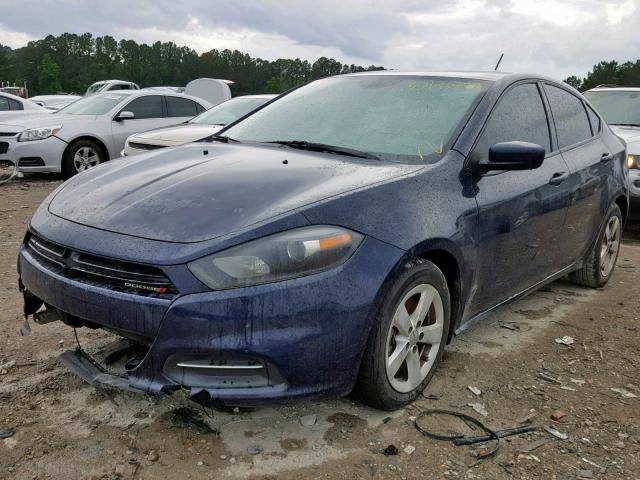 1C3CDFBB0FD226967 - 2015 DODGE DART SXT BLUE photo 2