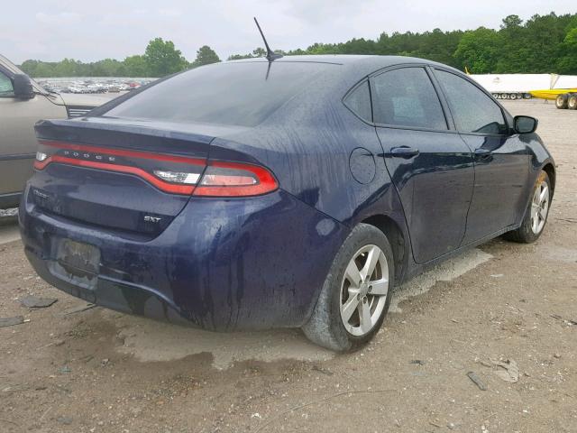 1C3CDFBB0FD226967 - 2015 DODGE DART SXT BLUE photo 4