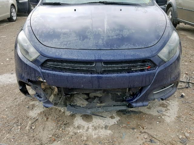 1C3CDFBB0FD226967 - 2015 DODGE DART SXT BLUE photo 9