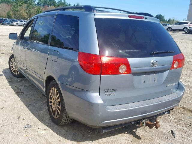 5TDZK22C37S090353 - 2007 TOYOTA SIENNA XLE BLUE photo 3