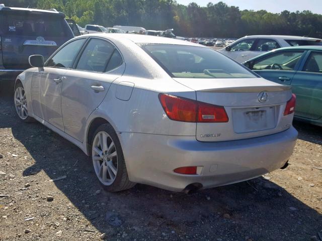 JTHBK262362016731 - 2006 LEXUS IS 250 SILVER photo 3