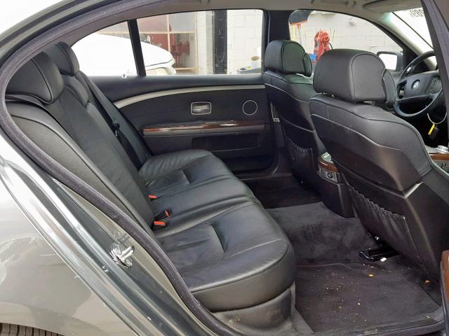 WBAHN83557DT75599 - 2007 BMW 750 GRAY photo 6