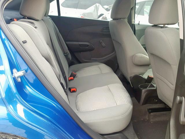 1G1JB5SH6H4161237 - 2017 CHEVROLET SONIC LS BLUE photo 6