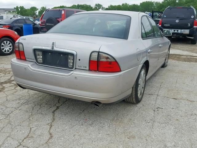 1LNHM87A24Y603314 - 2004 LINCOLN LS SILVER photo 4