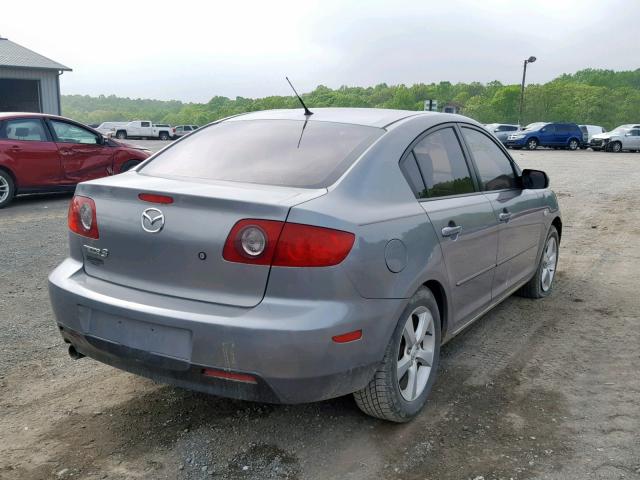 JM1BK32F261522850 - 2006 MAZDA 3 I GRAY photo 4