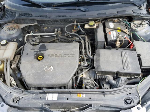 JM1BK32F261522850 - 2006 MAZDA 3 I GRAY photo 7