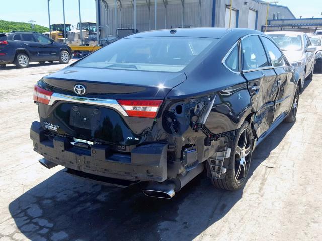 4T1BK1EB5FU149956 - 2015 TOYOTA AVALON XLE BLACK photo 4