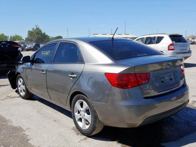 KNAFU4A27A5086687 - 2010 KIA FORTE EX  photo 3