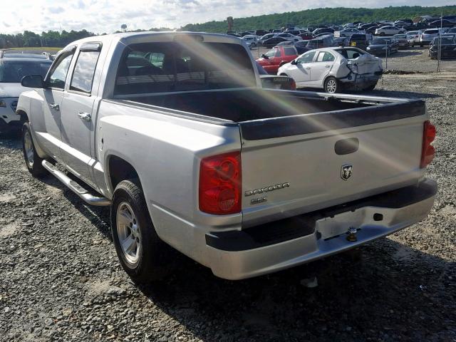 1D7HE48K38S503660 - 2008 DODGE DAKOTA QUA SILVER photo 3