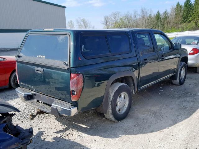 1GCDT136458182549 - 2005 CHEVROLET COLORADO GREEN photo 4