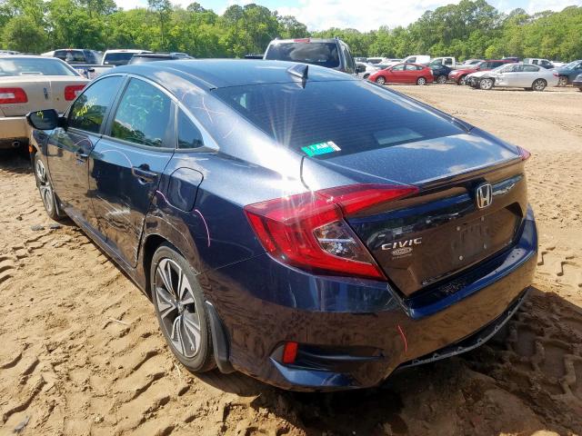 19XFC1F79HE008127 - 2017 HONDA CIVIC EXL 蓝色 照片 3