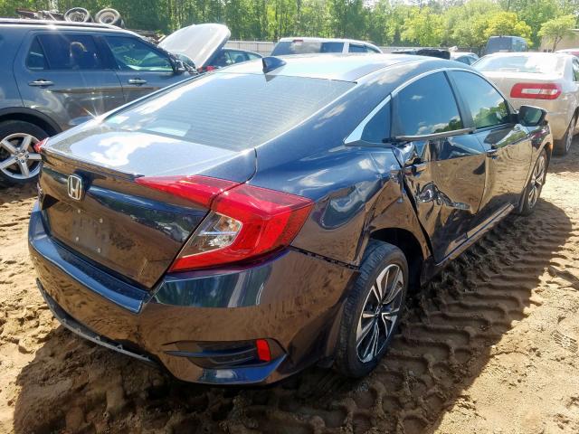 19XFC1F79HE008127 - 2017 HONDA CIVIC EXL 蓝色 照片 4