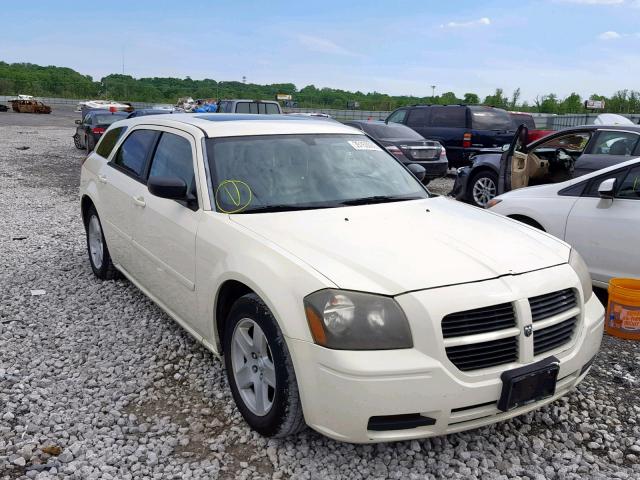 2D4FV48VX5H190544 - 2005 DODGE MAGNUM SXT WHITE photo 1