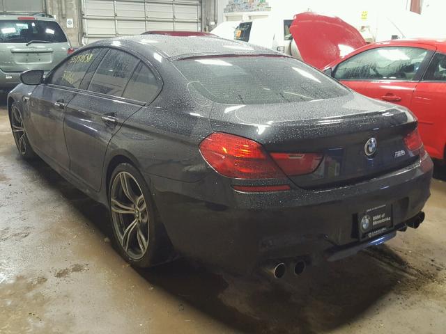 WBS6C9C5XED466833 - 2014 BMW M6 GRAN CO BLACK photo 3