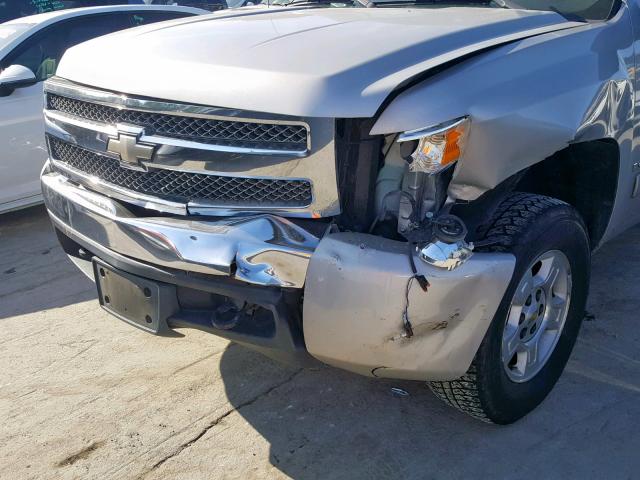 2GCEC13J481247125 - 2008 CHEVROLET SILVERADO SILVER photo 9