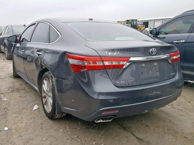 4T1BK1EB1DU026605 - 2013 TOYOTA AVALON BAS GRAY photo 3