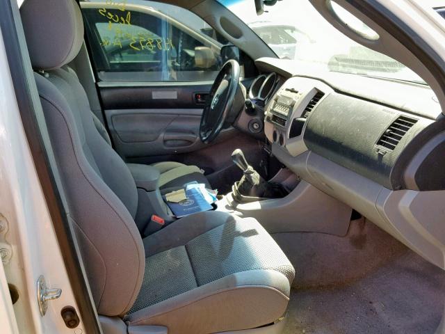 5TELU42N46Z301574 - 2006 TOYOTA TACOMA DOU 白色 照片 5