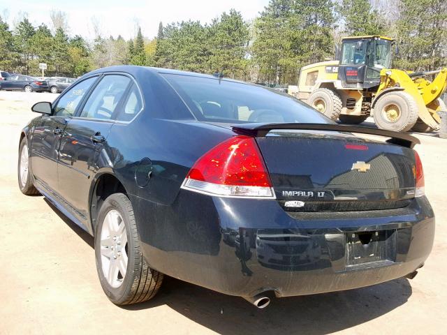 2G1WB5E38F1165787 - 2015 CHEVROLET IMPALA LIM BLACK photo 3