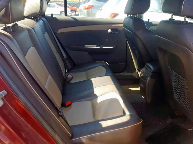 1G1ZE5E18BF123514 - 2011 CHEVROLET MALIBU LTZ მუქწითელი ფოტო 6