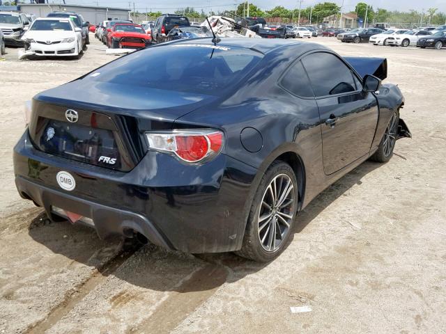 JF1ZNAA14D2723789 - 2013 TOYOTA SCION FR-S BLACK photo 4